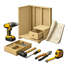 Монтаж на мебели