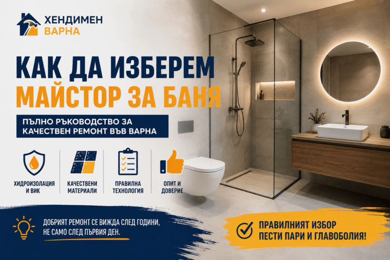 Как да изберем майстор за баня